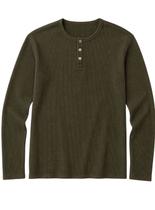 Camiseta Henley Manga Longa Hering 4KEM Masculina Malha Texturizada T. P/XXG