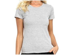 Camiseta Hering Básica 0241 Feminina Mescla