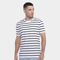 Camiseta Hering Básica Listrada Masculina