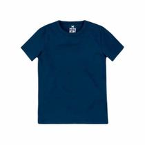 Camiseta Hering Kids Menino Infantil Básica Tradicional Azul