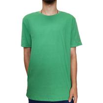 Camiseta Hering Masculina Lisa Básica Verde Algodão 0201WKMEN