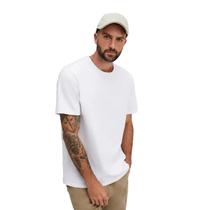 Camiseta Hering Masculina Meia Manga 0201 Branco Noaoos