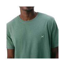 Camiseta Hering Meia Manga Básica 4Fef Verde Aspargo