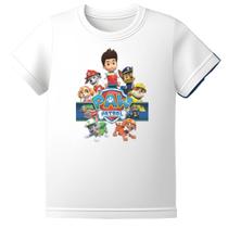 Camiseta Herói Patrulha Canina Infantil Fã Criança Presente dias das Crianças