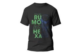 Camiseta hexa trofeu brasil preta