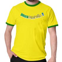 Camiseta hexacampeão camisa copa brasil verde e amarelo