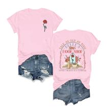 Camiseta Hiehiety Belles Book Shop Magic Kingdom Beauty Pink