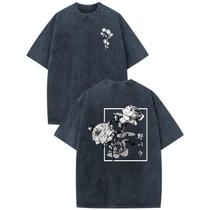 Camiseta Hiehiety Japanese Graphics Tees para homens Harajuku Rose Camiseta Hiehiety Japanese Graphics Tees para homens Harajuku Rose