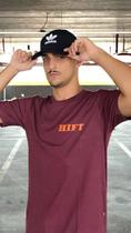 Camiseta Hift Hfc02 Relax Bordo Bordo