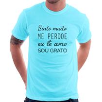 Camiseta Ho'oponopono - Sinto muito, me perdoe, eu te amo, sou grato - Foca na Moda