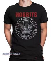 Camiseta Hobbits O Senhor Dos Anéis Filmes Camisa Geek Série Camiseta Hobbits O Senhor Dos Anéis Filmes Camisa Geek Série