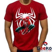 Camiseta Homem Aranha 100% Algodão Geeko