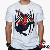 Camiseta Homem-Aranha 100% Algodão Spiderman Geeko