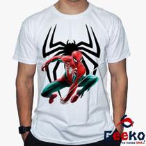 Camiseta Homem-Aranha 100% Algodão Spiderman Homem Aranha Geeko