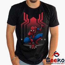 Camiseta Homem-Aranha 100% Algodão Spiderman Homem Aranha Geeko