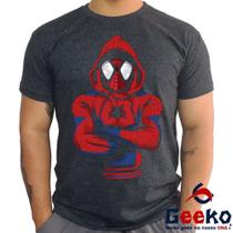 Camiseta Homem-Aranha 100% Algodão Spiderman Homem Aranha Spider Man Geeko