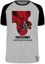 Camiseta Homem Aranha foto Blusa Plus Size extra grande adulto ou infantil