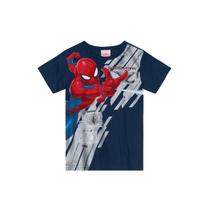 Camiseta Homem Aranha infantil menino Brandili