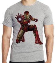 Camiseta Homem de Ferro ataque Blusa criança infantil juvenil adulto camisa tamanhos
