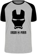 Camiseta Homem Ferro Blusa Plus Size extra grande adulto ou infantil