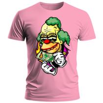 Camiseta Homer Joker Desenho Os Simpsons Camisa 100%Algodão Camiseta Homer Joker Desenho Os Simpsons Camisa 100%Algodão
