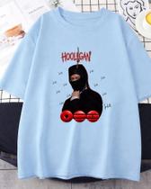 Camiseta Hooligan Ninja Ha ha ha Algodao Unissex