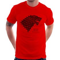 Camiseta House Stark: Winter is Coming - Foca na Moda