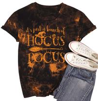Camiseta HRIUYI tamanho grande de Halloween Sanderson Hocus Pocus Camiseta HRIUYI tamanho grande de Halloween Sanderson Hocus Pocus