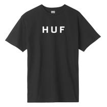 Camiseta Huf Essentials OG Logo Masculina Preto Camiseta Huf Essentials OG Logo Masculina Preto