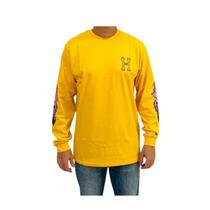 Camiseta Huf Manga Longa Screw Head Amarelo