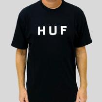 Camiseta Huf Silk Essentials Og Logo Preta Masculina