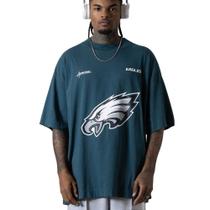 Camiseta Huge Oversized Approve x NFL II Eagles Verde