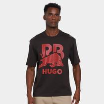 Camiseta Hugo Boss Racing Bulls Masculina Camiseta Hugo Boss Racing Bulls Masculina