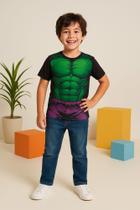 Camiseta Hulk infantil ou adulto