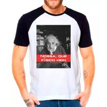 Camiseta humor einstein físico camisa masculina lançamento 02