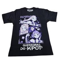 Camiseta Huntrix Kpop Demon Hunters Blusa Adulto Mr1389