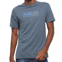 Camiseta Hurley Boxed Gradient Masculina Cinza Escuro