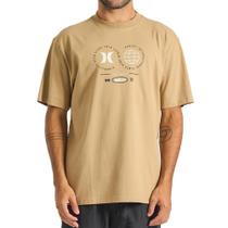 Camiseta Hurley Esp Infinity SM25 Masculina Bege Camiseta Hurley Esp Infinity SM25 Masculina Bege