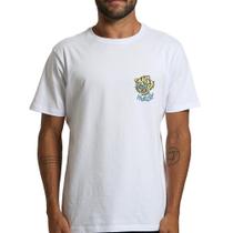 Camiseta Hurley Etam Tiger SM26 Masculina Branco Camiseta Hurley Etam Tiger SM26 Masculina Branco