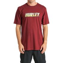 Camiseta Hurley Fastlane Oversize Masculina Vinho