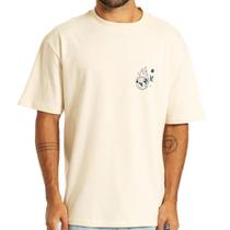 Camiseta Hurley Letters Maxfit SM26 Masculina Off White Camiseta Hurley Letters Maxfit SM26 Masculina Off White