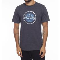 Camiseta Hurley Liquid WT23 Masculina Preto Mescla