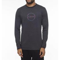 Camiseta Hurley Manga Longa Inside WT23 Preto Mescla