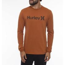 Camiseta Hurley Manga Longa O&O Solid WT23 Ocre Camiseta Hurley Manga Longa O&O Solid WT23 Ocre
