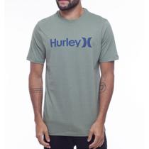 Camiseta Hurley O&O Solid WT23 Masculina Militar Camiseta Hurley O&O Solid WT23 Masculina Militar