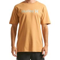 Camiseta Hurley O&O Solid WT24 Masculina Mostarda Camiseta Hurley O&O Solid WT24 Masculina Mostarda