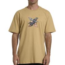 Camiseta Hurley Scoprion WT26 Masculina Bege Camiseta Hurley Scoprion WT26 Masculina Bege