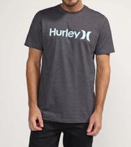 Camiseta Hurley Solid Masculina Preto Mescla