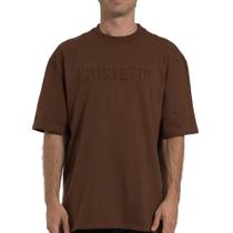 Camiseta Hurley Square Maxfit WT26 Masculina Marrom Camiseta Hurley Square Maxfit WT26 Masculina Marrom