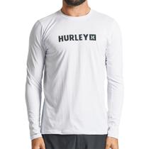 Camiseta Hurley Surf Manga Longa Change SM24 Branco